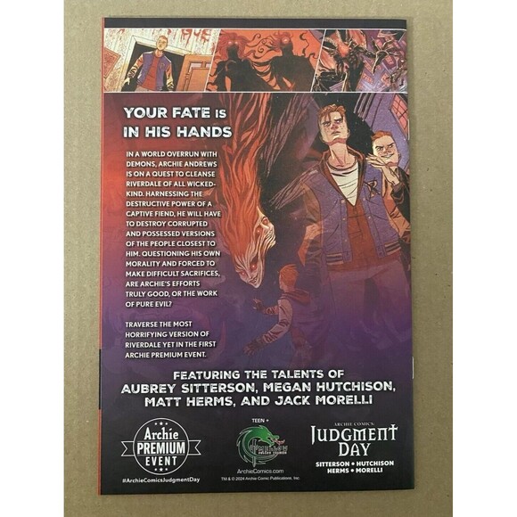 Archie Judgement Day #1 Virgin Sabrina Jay-Z The Black Album Homage Variant - Picture 2 of 2